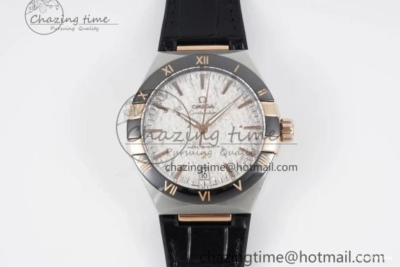 0211 Constellation Black Ceramic SS RG 8F 1:1 Best Edition White Textured Dial on Black Gummy Strap A Sustainable 7804